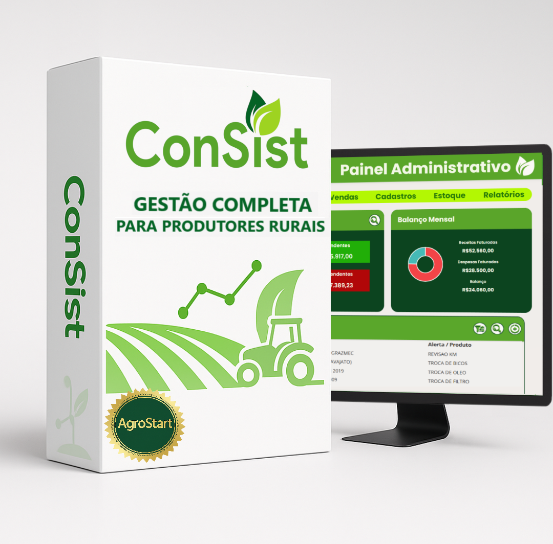 ConSist - Sistema de Gestão Agrícola - AgroStart (500 a 1.999 ha)
