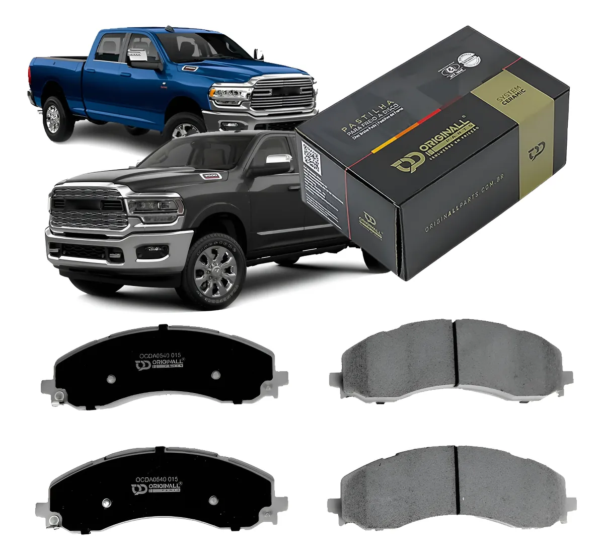 Pastilha Freio Dianteira Dodge Ram 2500 3500 2019 2020 2021