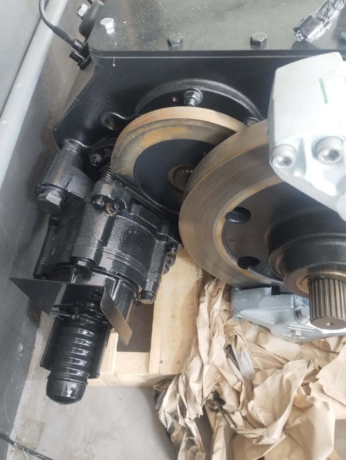 Caixa de transmissão colheitadeira case e new Holland