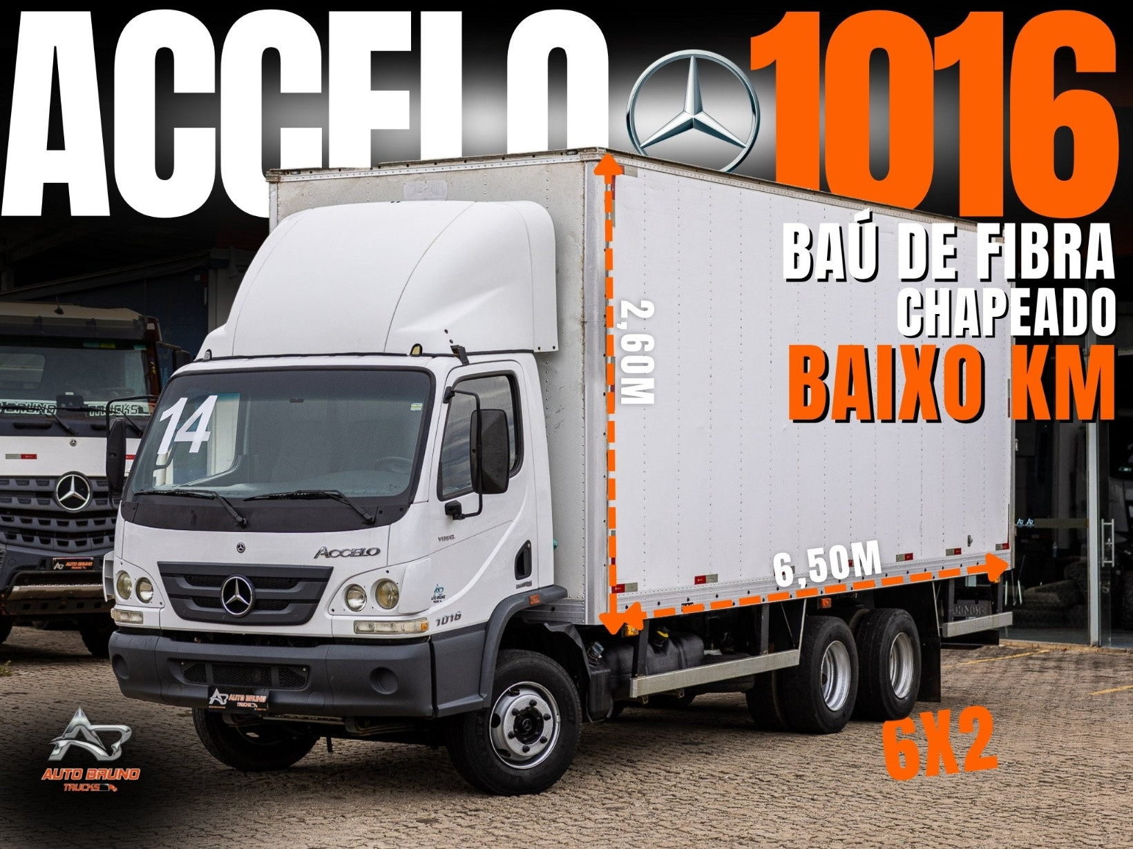 Caminhão Mercedes Benz ACELLO 1016 - ano 2014