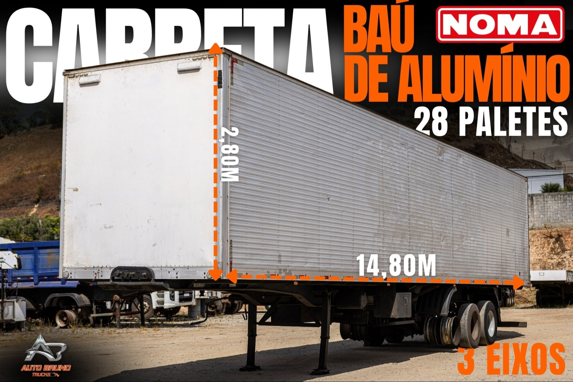 Carroceria NOMA Sr Baú alumínio - ano 2010