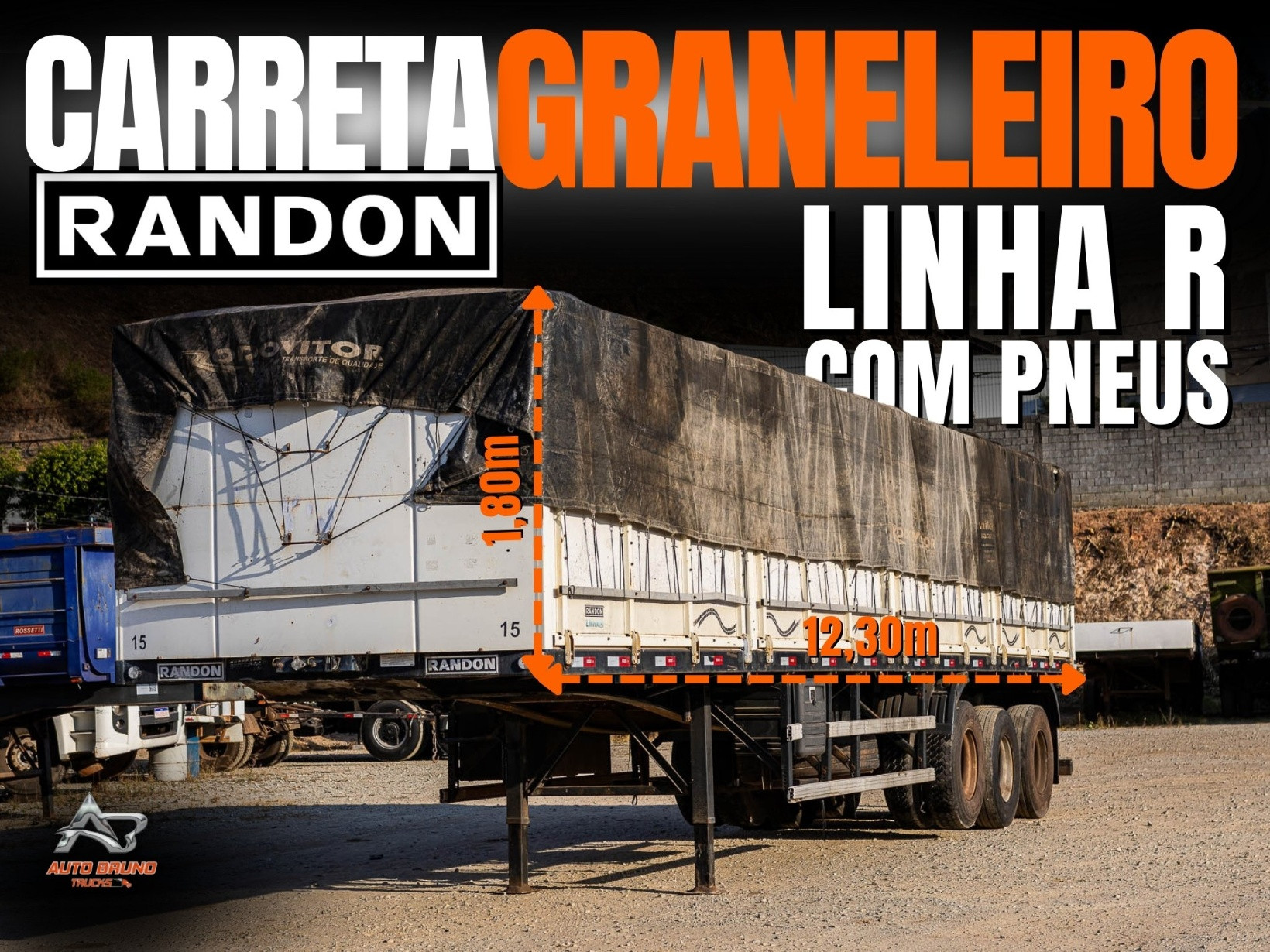 Carroceria Randon Graneleira - ano 2015