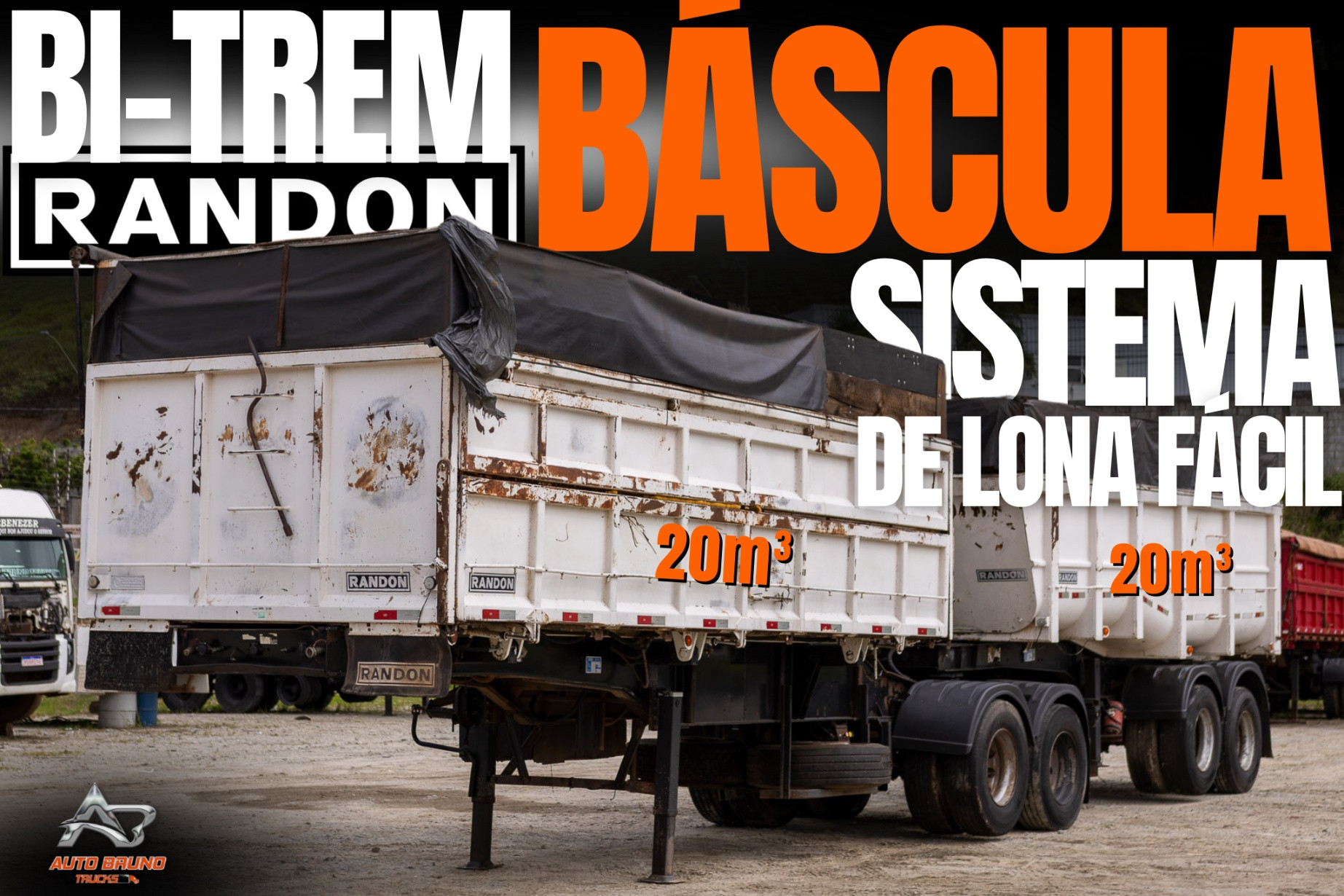 Carroceria Randon Bi-Trem Basculante - ano 2013