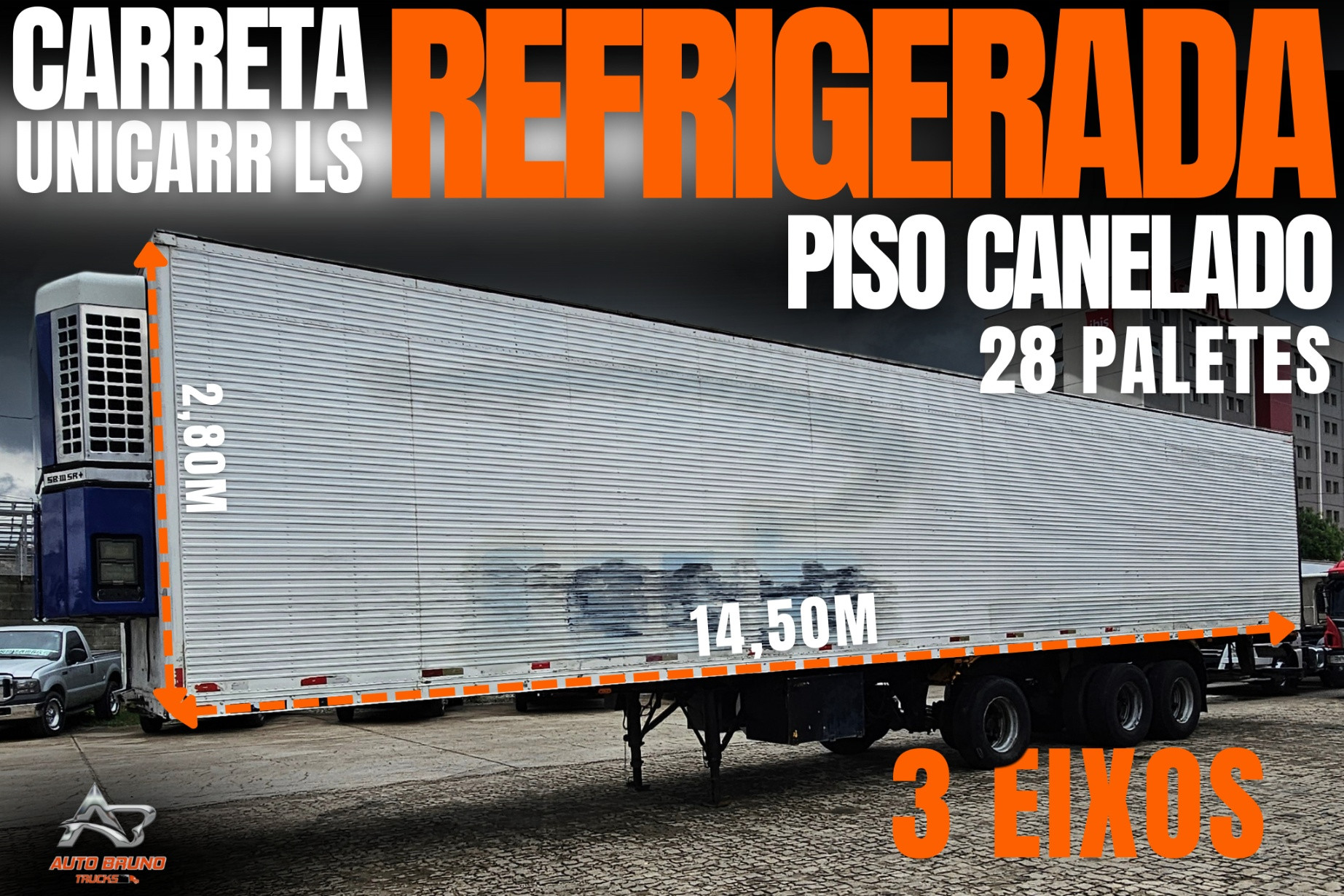 Carroceria Unicarr Baú Refrigerado - ano 2009