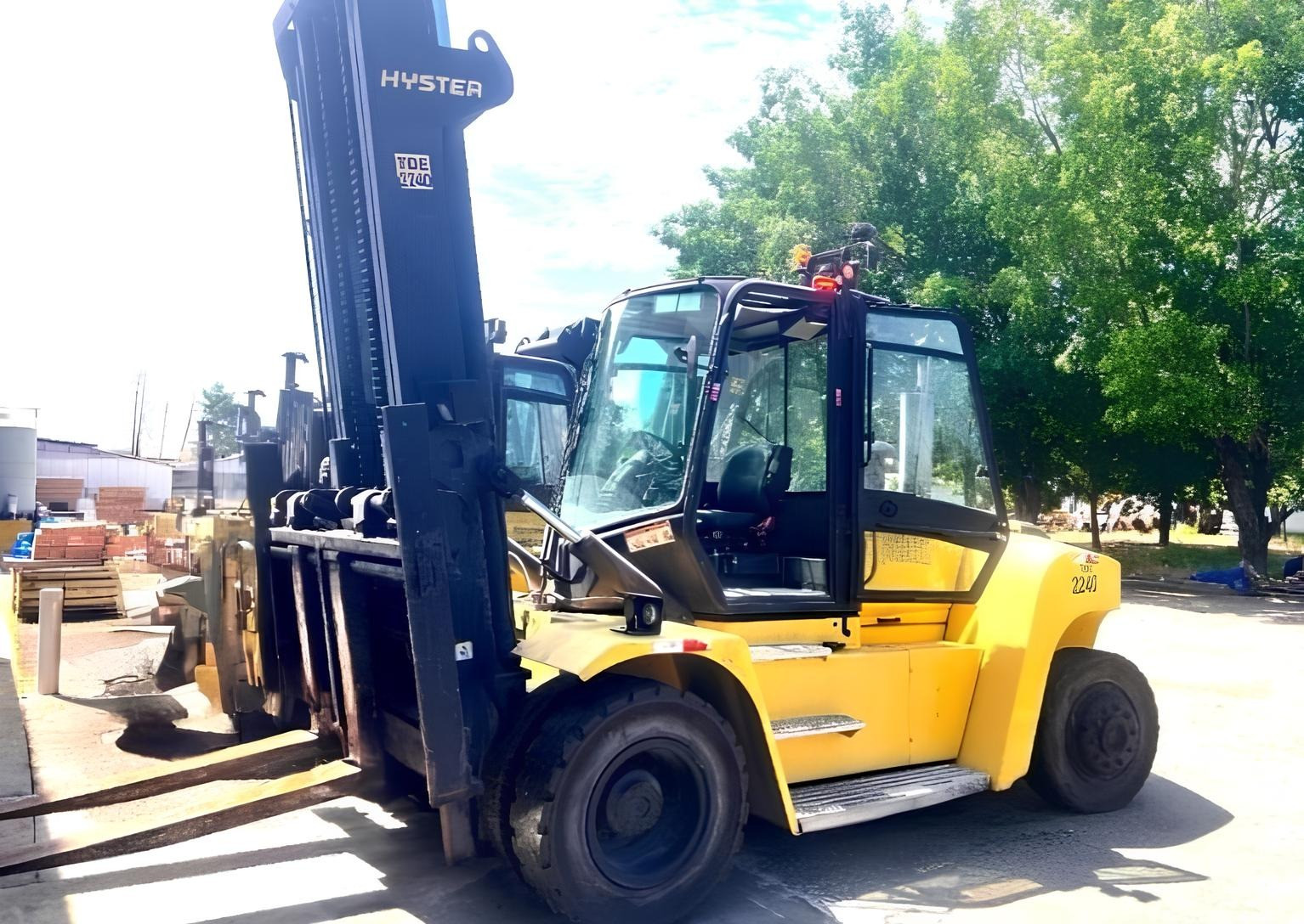 Empilhadeira Hyster H360 ano 2018, à Diesel, com 11.300 horas