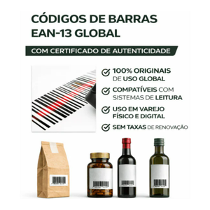 1 Código de barras EAN-13 com GTIN