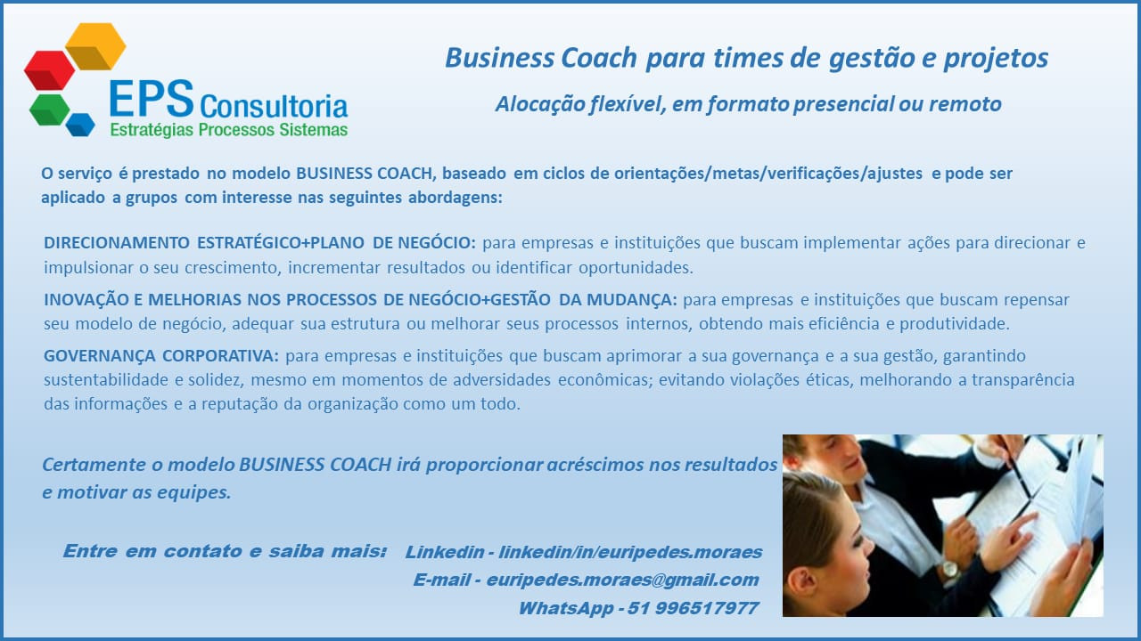 Assessoramento a empresas do agro na modalidade Business Coach