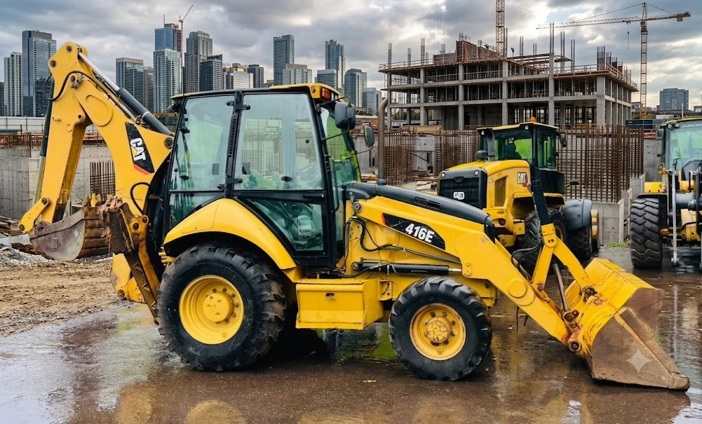 Retroescavadeira Caterpillar 416E
