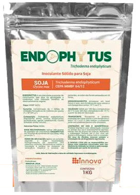 FUNGICIDA Biológico TRICHODERMA Endophytus - Via Solo e Foliar para Controle de Fungos + Nematóides + Crescimento = 100 a 200 Gramas p/Hectare -  INNOVA Trichoderma endophyticum **Solúvel em água** 1 Kg