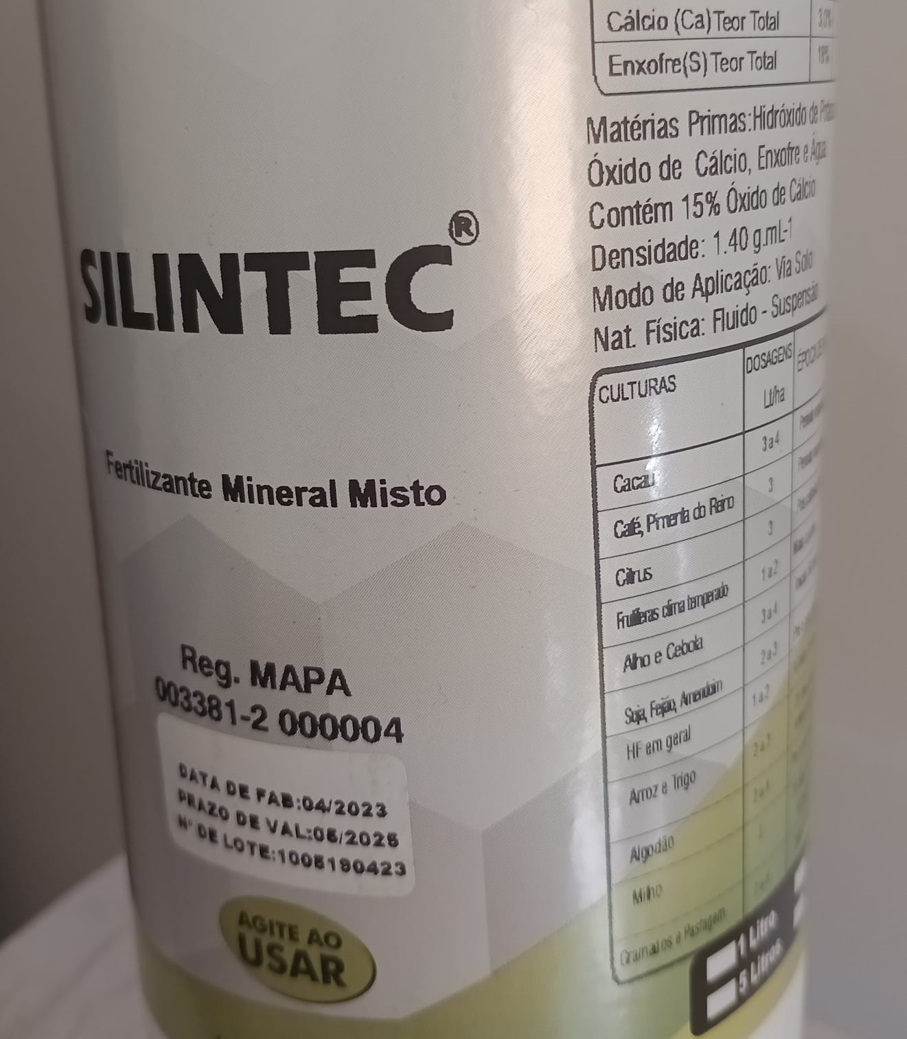 silintec fertilizante mineral misto