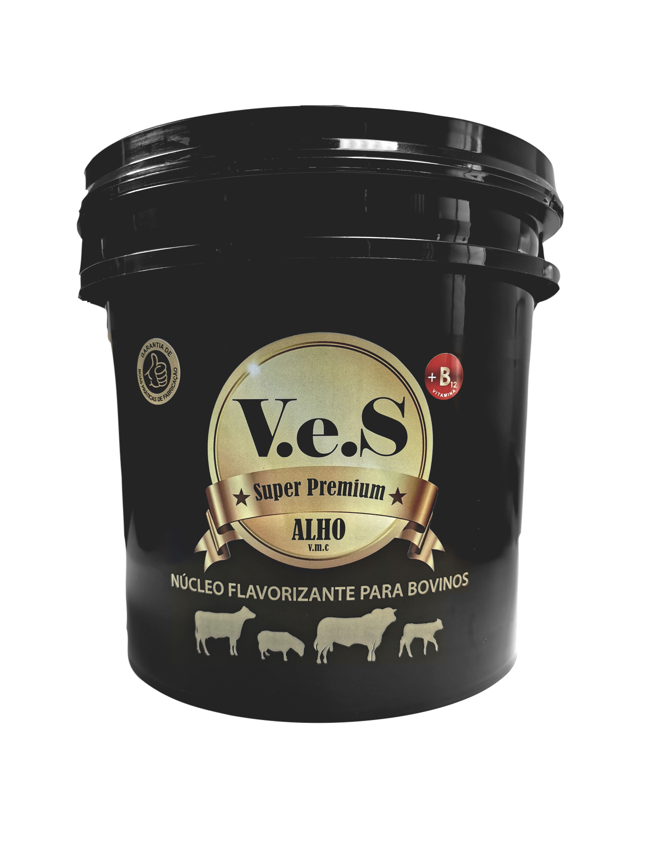 V.e.S Super Premium ALHO - Uso em Bovinos para CONTROLE de Carrapatos, Mosca do Chifre e Bernes  5, 10 e 20 kg