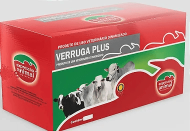 VERRUGA PLUS Homeopático - Tratamento de Verrugas ou Figueiras em Bovinos 1, 2, 5, 10 Kg