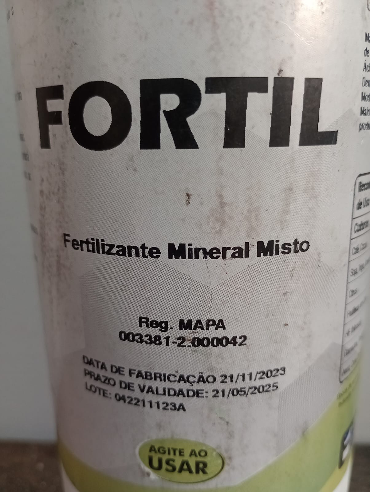 fortil fertilizante mineral misto