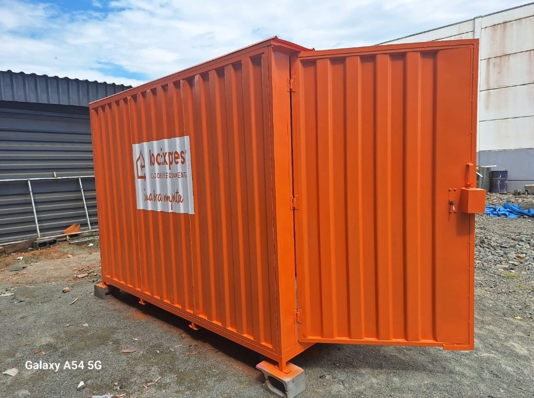 container almoxarifado desmontável 3m