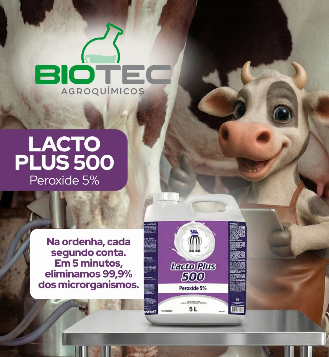 LACTO PLUS 500 5lt - Sanitizante - Peróxide 5% - pronto para uso