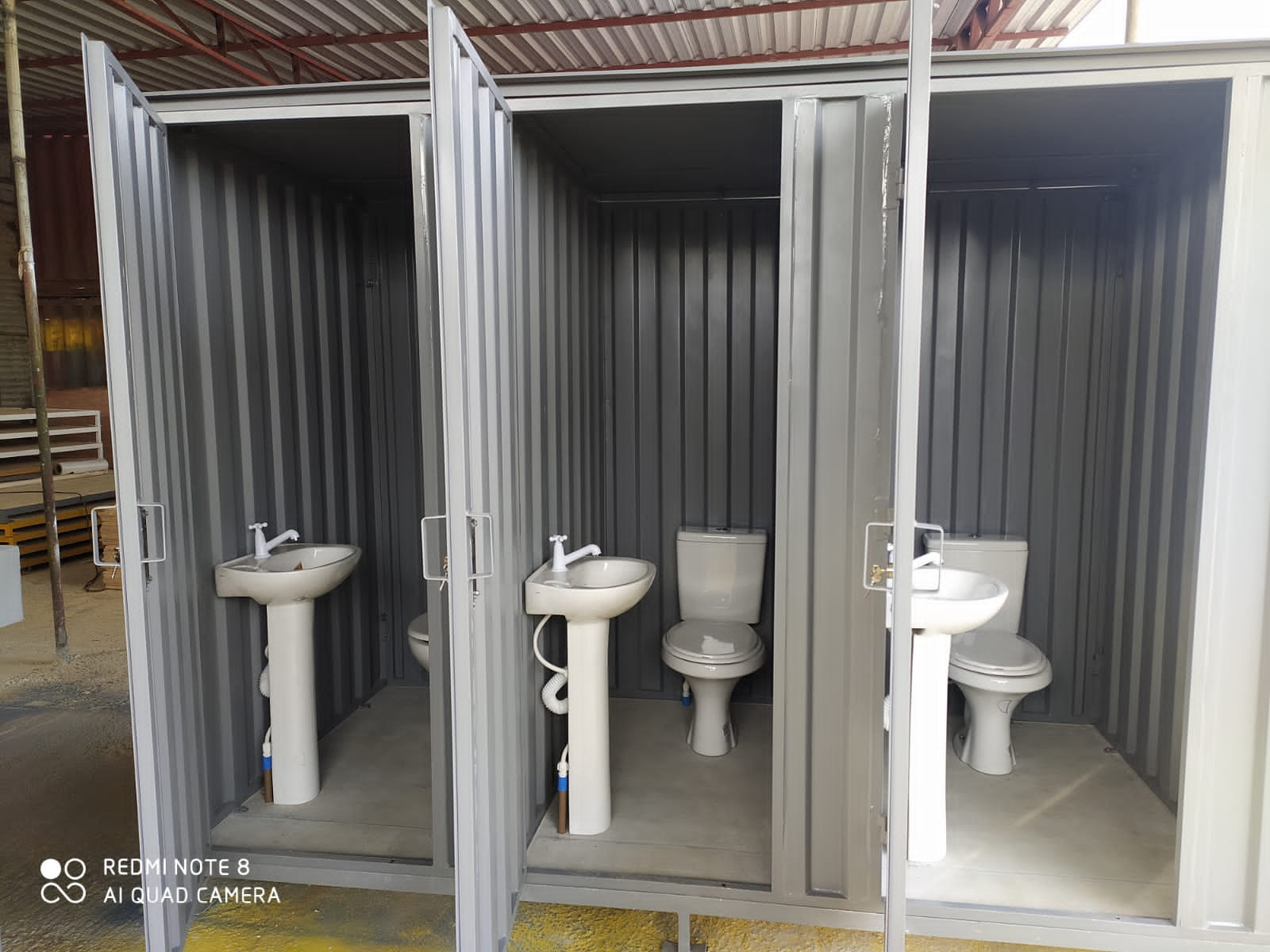 Container triplo aço 100% galvanizado desmontável 