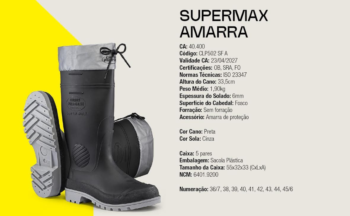 BOTA CALFOR PAMPEANA SUPER MAX C/ AMARRA