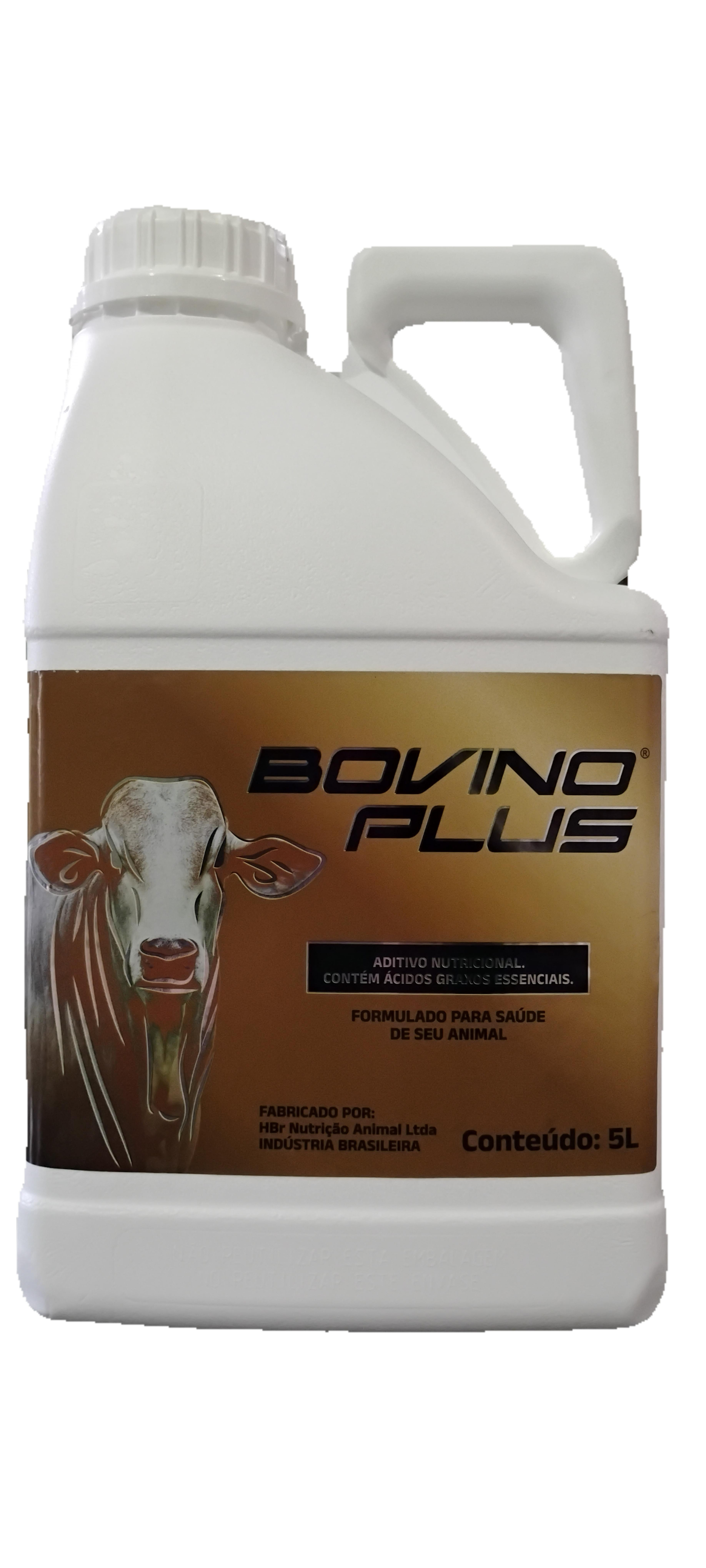Bovino Plus - Maior produção de carne e leite, reduz antibióticos, acelera recuperação da mastite - 5 litros