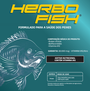 Herbofish - Aditivo nutricional natural para peixes - 5 litros