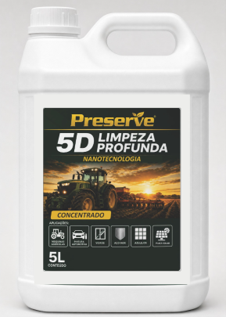 Preserve Limpeza 5D - Desengraxante biodegradável à base de água - caixa com 4 unidades de 5 litros