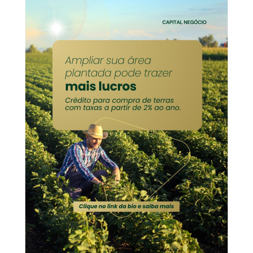 CRÉDITOS RURAL PARA PESSOAS E EMPRESAS NEGATIVADAS R$ 400.000,00 