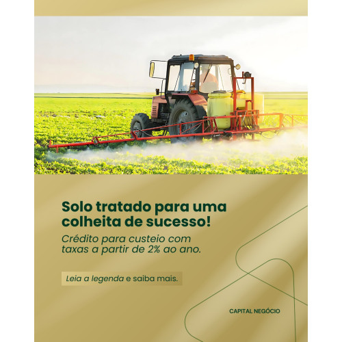 CRÉDITOS RURAL PARA PESSOAS E EMPRESAS NEGATIVADAS R$ 3.450.000,00 