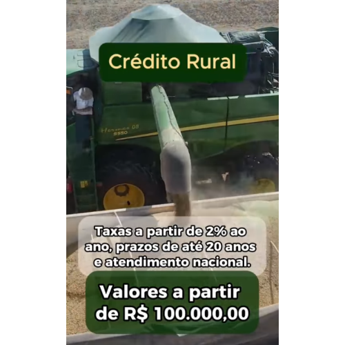  CRÉDITO RURAL PARA SUA PECUÁRIA CRESCER R$ 2.990.000,00 