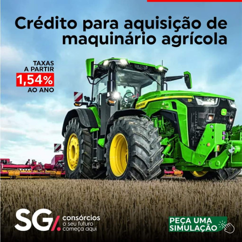 CRÉDITO PARA COMPRA DE TRATORES E COLHEITADEIRAS R$ 500.000,00
