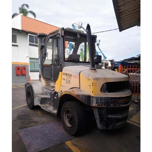 Empilhadeira Hyster 155 ano 2014 para 7000 kg, à Diesel, com ar condicionado, 6330 horas