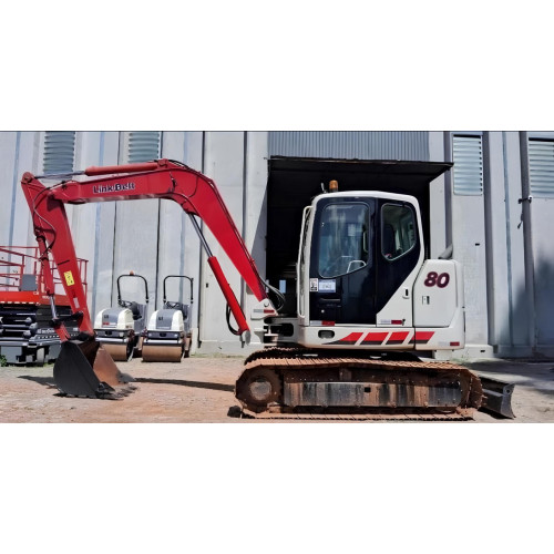 Escavadeira Link-Belt 80 SA ano 2019 com 3.500 horas, ar condicionado