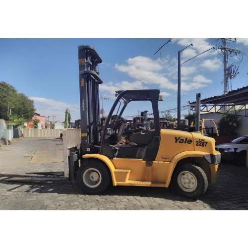 Empilhadeira Yale 155VX ano 2018, à diesel, para 7 Toneladas, com 20.000 horas