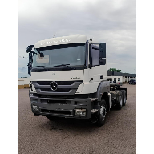 MB Axor 3344 ano 2019, 6x4, automático, média de 750.000 km