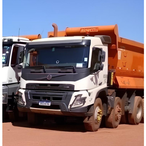 Caminhão Volvo FMX 500 ano 2022 8x4 Bitruck com caçamba de 22 ㎥