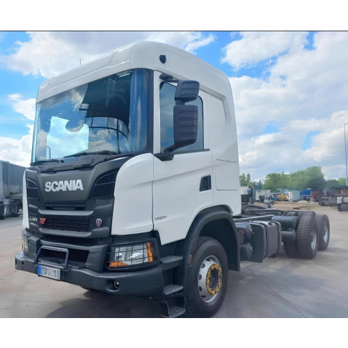 Caminhão Scania G450 XT ano 2022 6x4 no chassis, automático