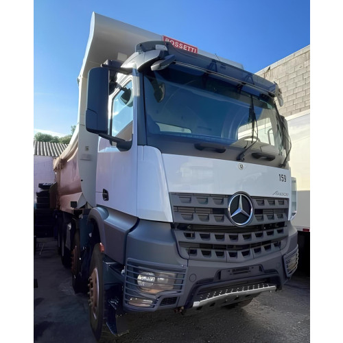 Caminhão Mercedes Benz MB Arocs 4851 K ano 2023, 8x4, Bitruck, com caçamba de 20 ㎥