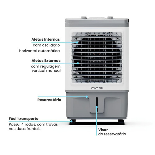 Climatizador de Ar Ventisol 35 Litros Clin35 Pro 127v