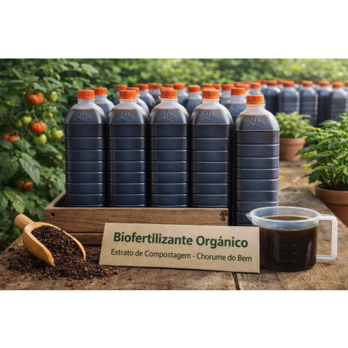 Biofertilizante Líquido Orgânico – Extrato de Compostagem 
