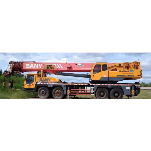 Caminhão Guindaste Sany Truck Crane STC75 ano 2012 com 6.670 horas