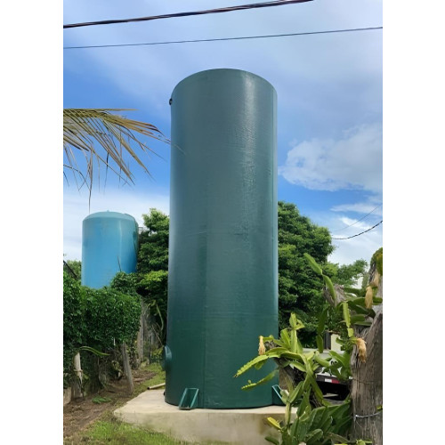 Caixa Dagua 15.000 L Cilíndrica em Fibra de Vidro