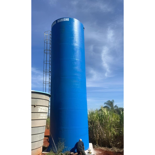 Caixa Dágua 70.000 L Tubular Fibra de Vidro