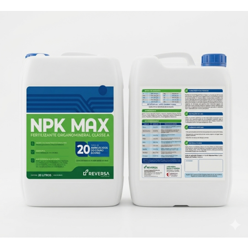 Fertilizante Foliar NPK Aminoácido Macro Micronutrientes 20L