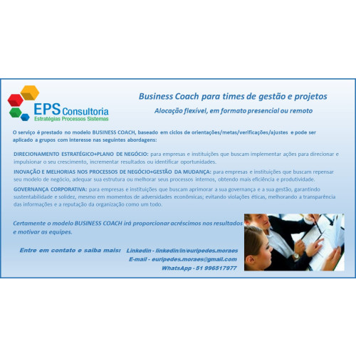Assessoramento a empresas do agro na modalidade Business Coach