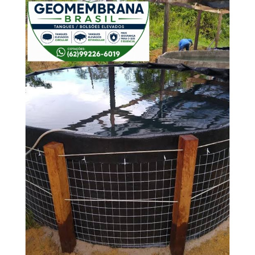Bolsão Tanque de Geomembrana 800 micras