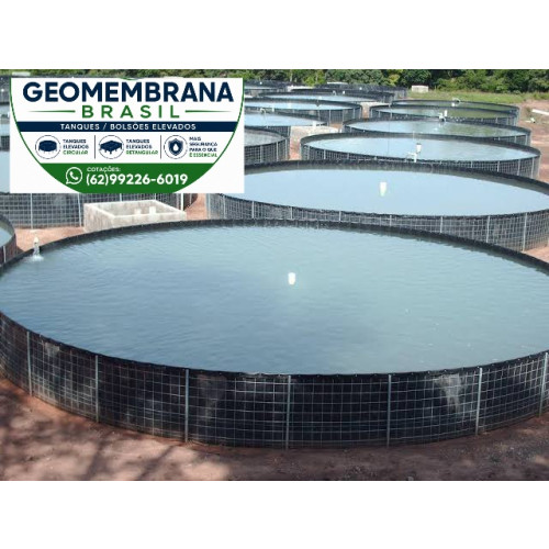 Bolsão Tanque de Geomembrana 800 Micras