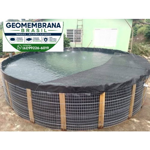 Bolsão Tanque de Geomembrana 800 micras
