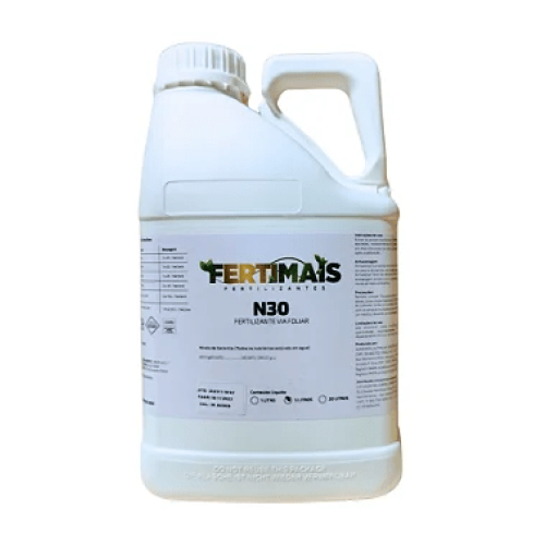Fertilizante N30 FERTIMAIS - Alta Eficiência Nitrogenada: Absorção Máxima e Menos Perdas5L 