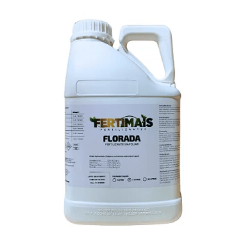 Fetilizante Foliar FLORADA  com Nitrogênio + Cálcio + Magnésio + Boro  + Enxofre 5L