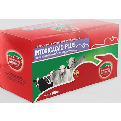 INTOXICAÇÃO PLUS  Homeopático - Tratamento para intoxicação em animais 5kg