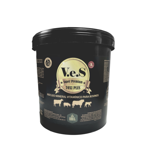V.e.S Super Premium TOXI PLUS  - Núcleo Mineral para desintoxicação de Bovinos, Caprinos e Ovinos 5 Kg