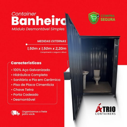Containers banheiro